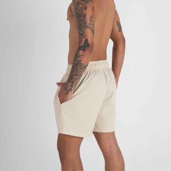 Short Linho Premium - Cru - Image 2